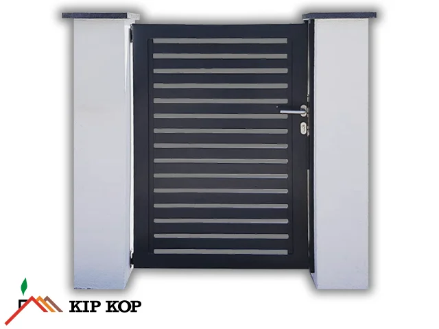 ALUMINIUM-HOFZUGANGSTÜR - 100 x 120 cm