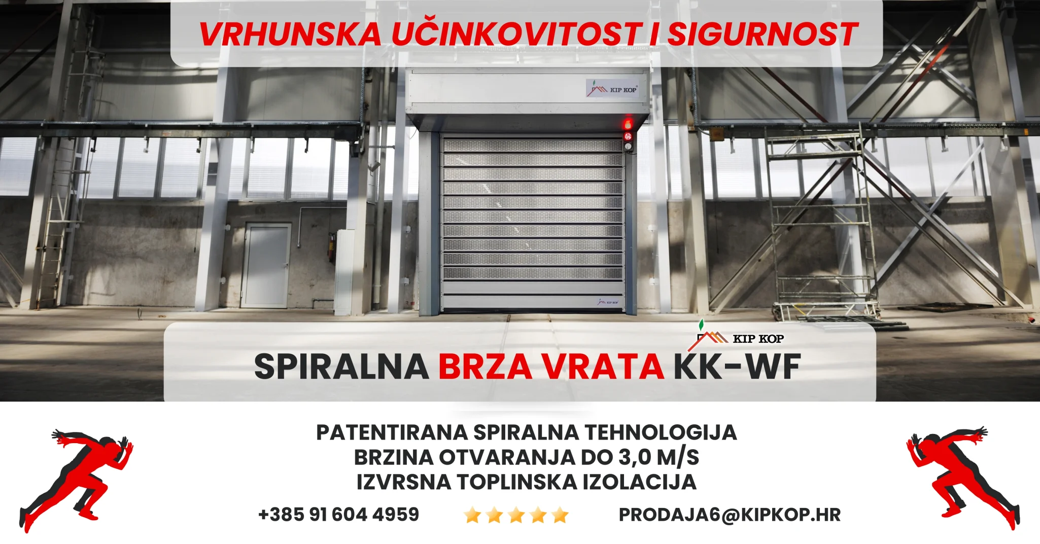 Spiralna brzohodna vrata: TOP izbor za garaže i industriju