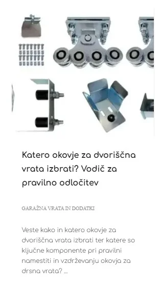 drsna vrata vodila
